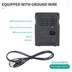 LUXIANZI 8589D+ 2 IN 1 Hot Air Gun Soldering Station With LED Digital Display For BGA PCB IC Repair Tool SMD Rework Station