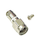 1pc SMA Male BNC Plug M4 Thread RF Connector with Screw Swivel Nickelplated For Telescopic Antenna Terminal