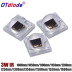 1pcs 1W 3W High Power 3535 LED Chip IR 1000nm 1200nm 1300nm 1500nm1600nm Infrared FarRed Diode Lamp for DIY Night Vision Camera