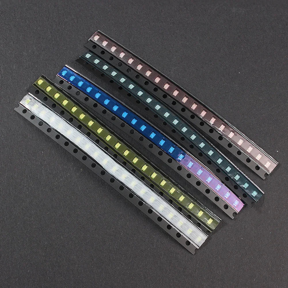 100pcs SMD LED 0603& 0805 5-color White Yellow Red Blue Green Digital Products LED Display Screens Electronic Diy Accessories