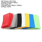 200pcs 21700 Battery Films Insulated Shrinkable Sleeve Protect Cover Precut PVC Heat Shrink Tube for Batteries Wrap Sleeving