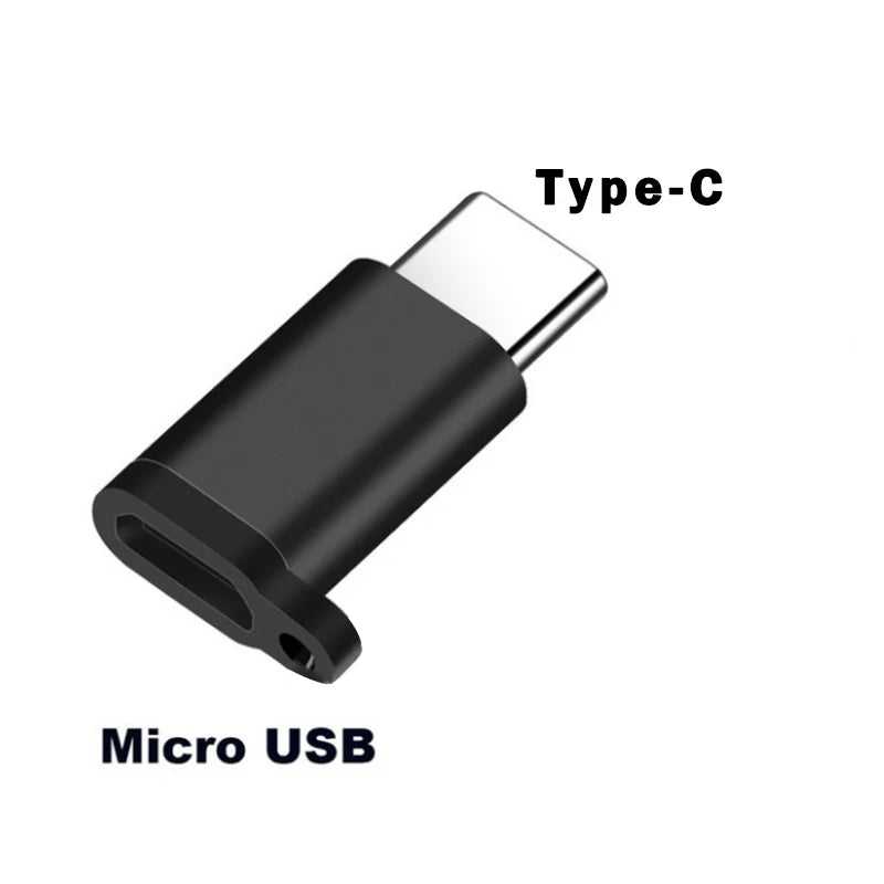 USB Type-C Adapter Type C To Micro USB Female To Male Converters For Xiaomi Samsung Charger Data Cable USBC USB C Adapter