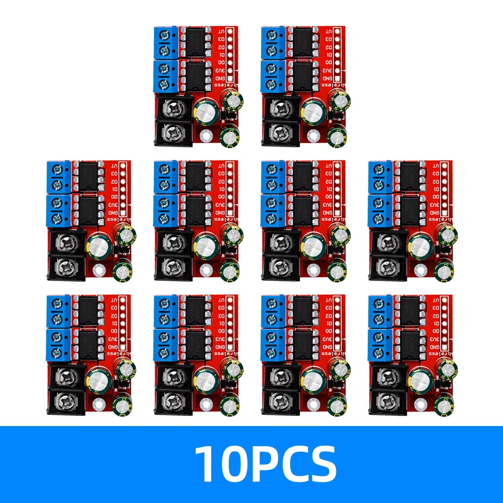 Dual DC Motor Driver Module (Dual Super L298N): H-Bridge 5A 3V-14V – PWM Speed Control, Voltage Reversal, RC-Ready