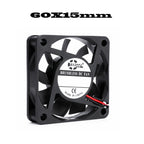40mm 50mm 60mm 70mm 80mm 92mm 120mm DC 5V 12V 24V Axial Cooling Brushless Motor Case Quiet Fan 2PIN Sleeve Bearing
