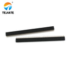 10PCS 1x50P 1.27MM Single Row Straight Pin/Bent Pin Gold Plated Row Female Header