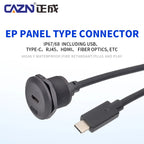 Type-C Bayonet FPC Female Male Back Mounted Socket Version 3.1 Receptacle 10Gbit/s Connector