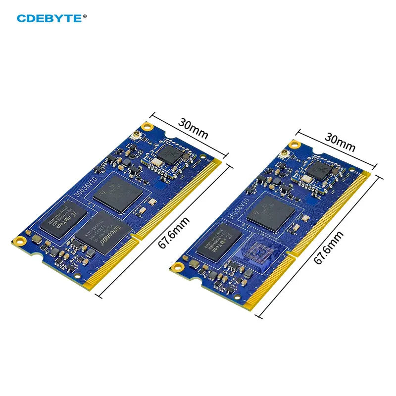 Core Board STM32MP135 CDEBYTE ECK10-135 Series ARM Cortex-A7 1GHz Linux Dual Gigabit Ethernet RGB888 SODIMM 256MB/512MB DDR3L