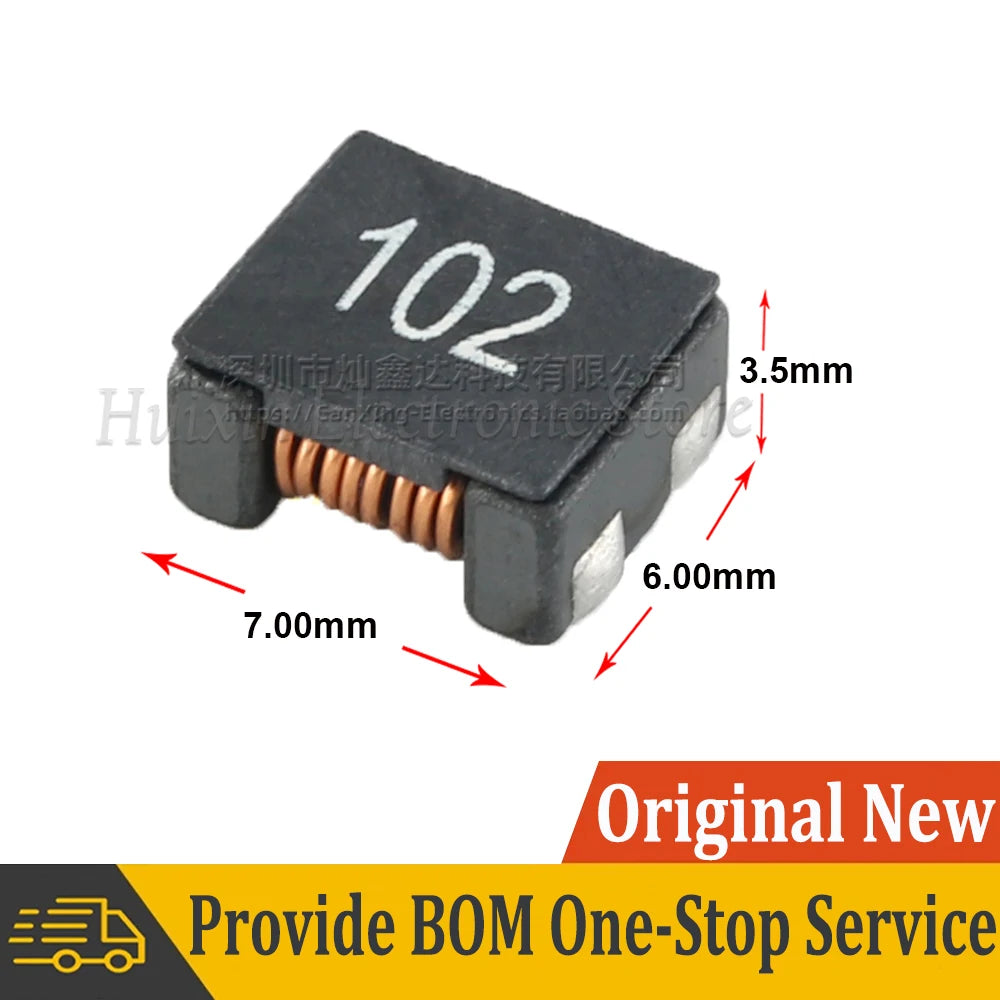 5Pcs SMD Common Mode Filter  300 500 700 1000 3000 ohm 4A 5A 15A High Current Common Mode Choke Coil Chip Inductor ACM7060 7x6mm