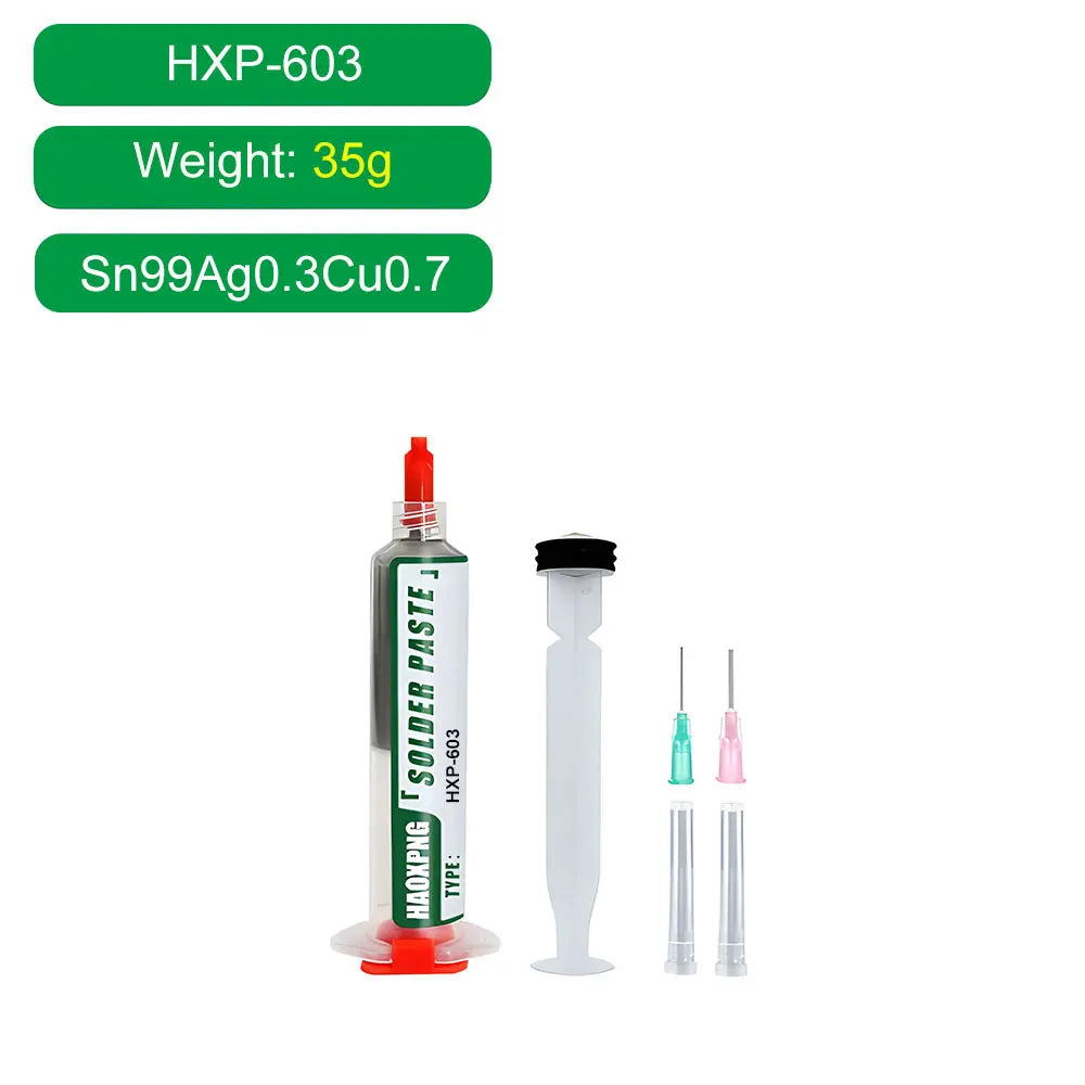Solder Paste Flux For Soldering Sn99ag0.3cu0.7  Smd Repair Tin Paste 217℃ Tin Paste Set Welding Fluxes High Quality Flux