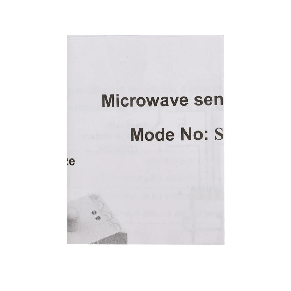 Microwave Radar Sensor Light Switch Body Motion SK-807K-DC DC 12V-24V 5.8GHz With Shell