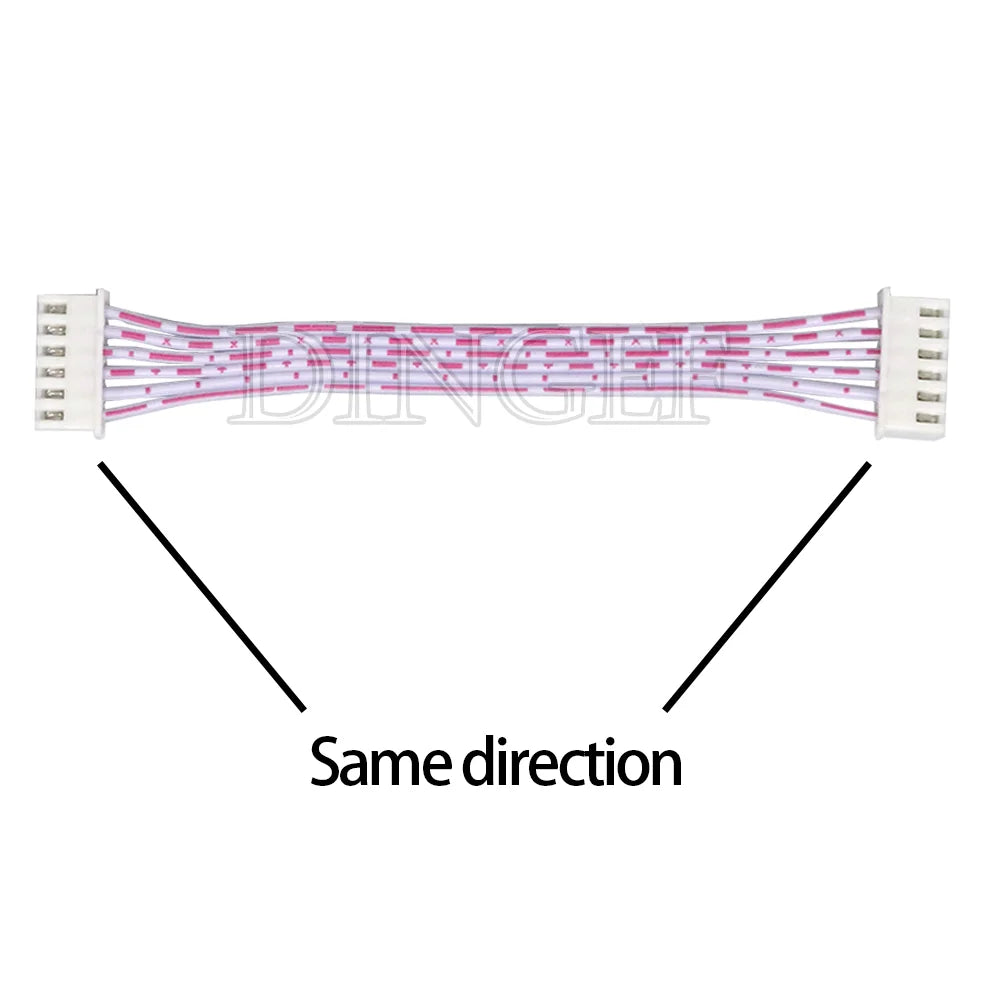 5PCS XH2.54 2.54mm 3P 4P 5P 6P 1.25MM 1.5MM 2.0MM  2p ~ 12p Same direction Female Terminal Cable JST Wire Connector Double Head