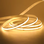 3AA Battery Box COB LED Strip 5V 8MM 320LEDs/m Warm Natural White Flexible Battery Tape COB Strip for Bedroom TV Backlight