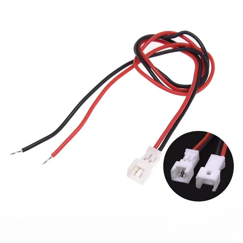 10PCS 1.25mm Male Female Silicone Wire Soft High Temperature Resistance 2-6pin Air Docking Plug Terminal Connetor 26AWG