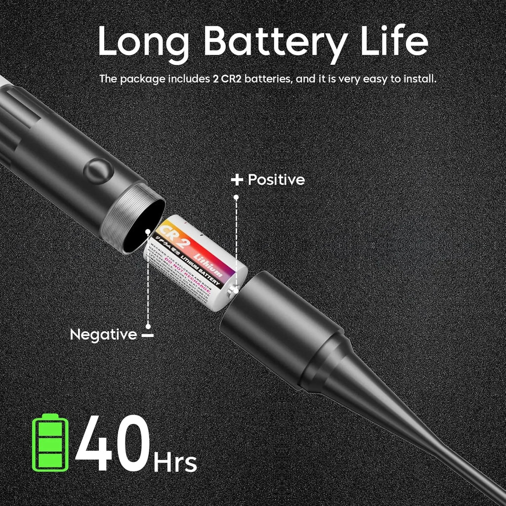 Powerful Green Bore Sighter Laser Bore Sight Kit with 32 Adapters fit 0.17 to 12GA Cal Multiple Caliber for All Gun Rifle Pistol