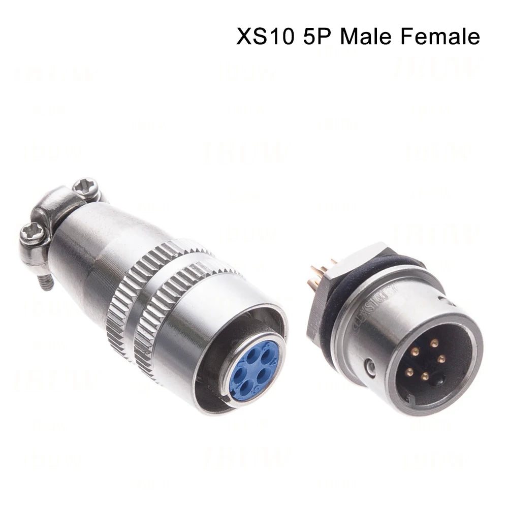 XS10 4PIN 5PIN  Docking Aviation Plug Socket Waterproof Circular Connector 2PIN 3PIN