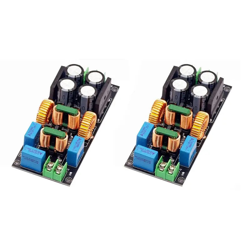 ABZZ-2X AC EMI Filter Audio Power Amplifier EMC EMI Electromagnetic Interference Purify Power DC Differential Mode Common,10A