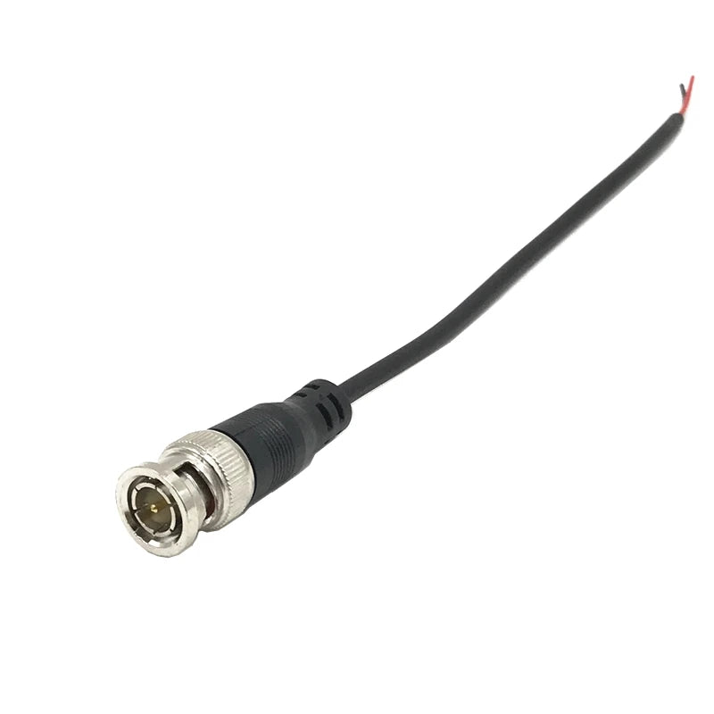 Tinned Copper BNC/Q9 Connector Cable Surveillance Camera Adapter 75 Ohm Video Cable