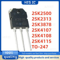 5PCS NEW 2SK2500 K2500 2SK2313 K2313 2SK3878 K3878 2SK4107 K4107 2SK4108 K4108 2SK4115 K4115 TO-247 N-Channel MOS electronics IC