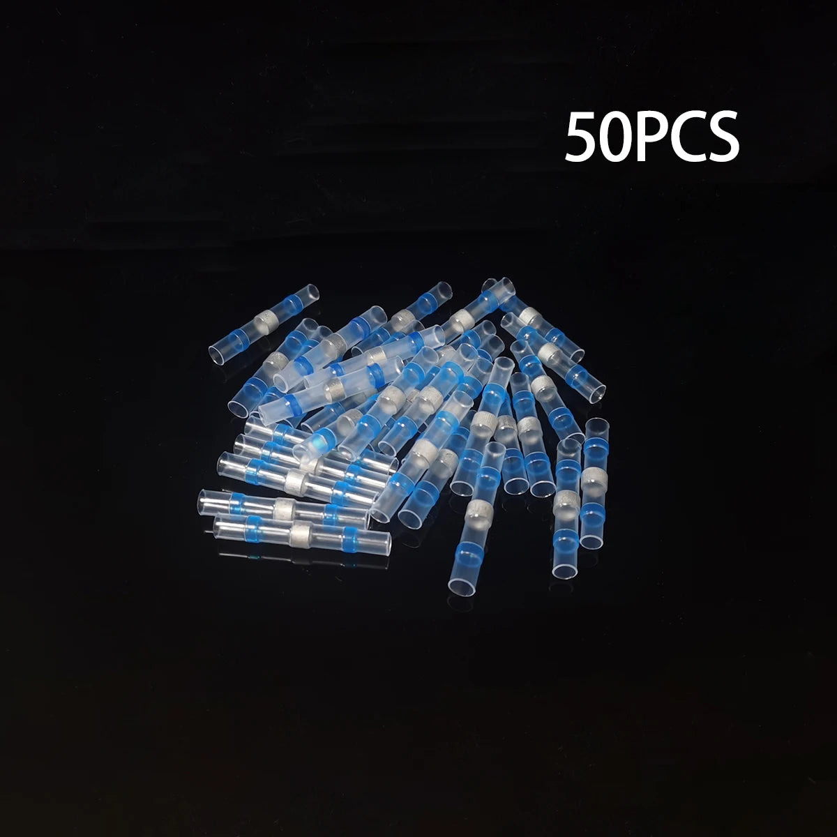 50PCS Waterproof Solder Seal Heat Shrink Tube Wire Connectors Terminals With Soldering Sleeves