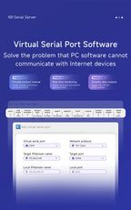 RS485 to Ethernet Serial Server Modbus Gateway TCP/UDP/MQTT/HTTP CDEBYTE NE2-D11A RS485 to RJ45 Two Way Socket