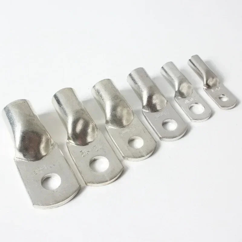 JG Copper Terminal Crimp Terminal Ring Lug Tin Plated Terminal For Connection Electric Cable Power M6 M8 M10 M12 Solid Connector