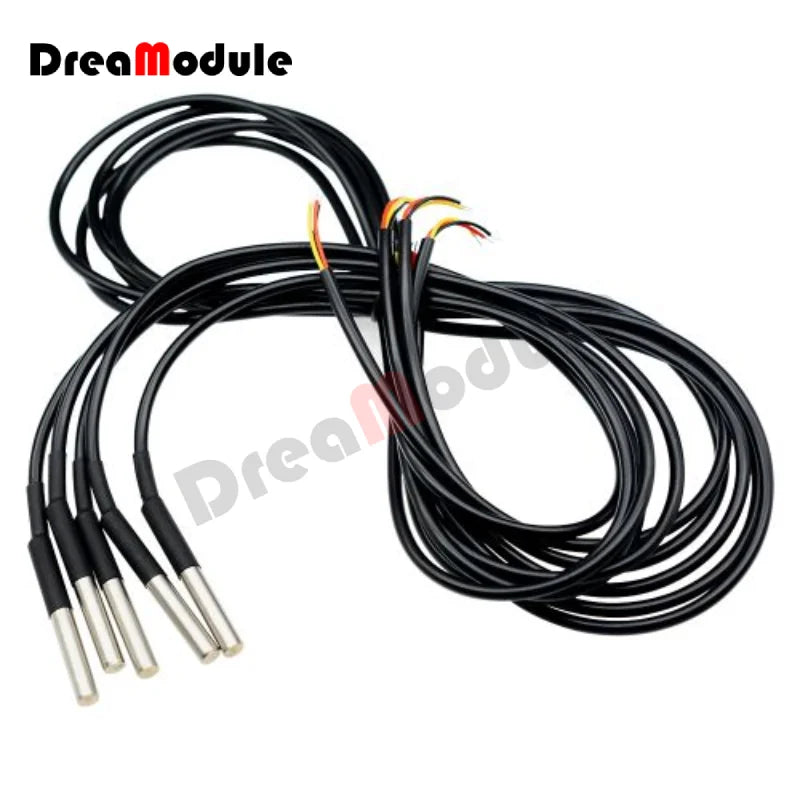 Thermistor Waterproof Temperature Controller Sensor Probe W1209 STC-1000 W3001 Thermostat 0.5m/1m/2m/3m DS18B20 NTC 10K 1% 3950