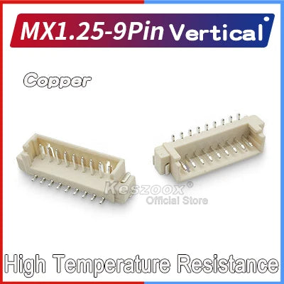 Molex 1.25mm Pitch SMT Vertical Socket Plug Header Connector by Keszoox, 53398/53261 Series (02–08, 1071), For Micro Drone DIY