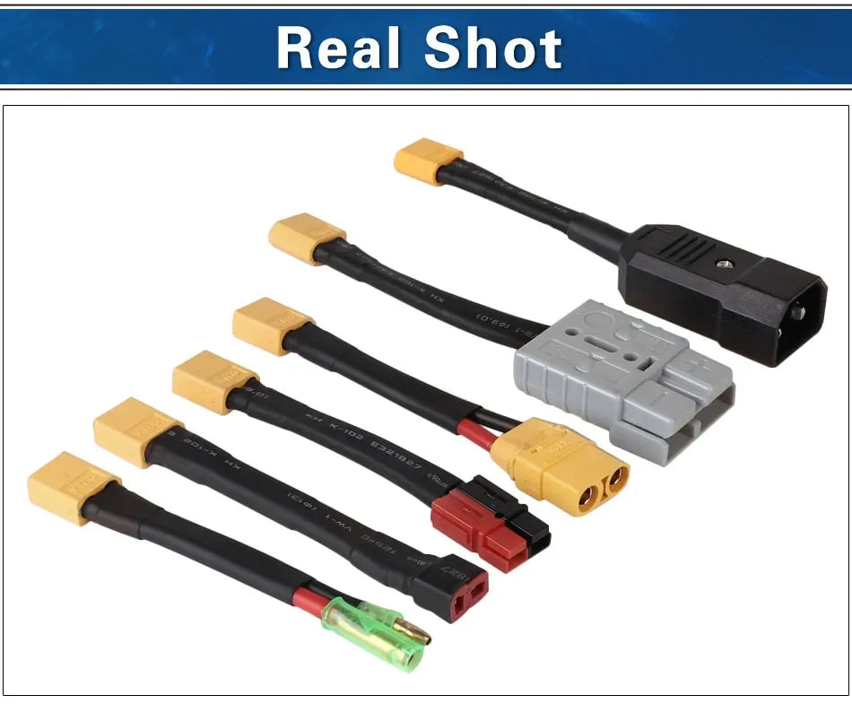 Electric Bike Battery Interface Adapter XT60 Dullet  T Port Anderson 2  XT90  Anderson 1  Pin Port Connector Battery Adaptor