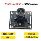 GXIVISION IMX298 16MP USB Camera Module HD 4656x3496 10fps,For High-speed Scanner,Wide-Angle,Windows Android Linux,Drive Free