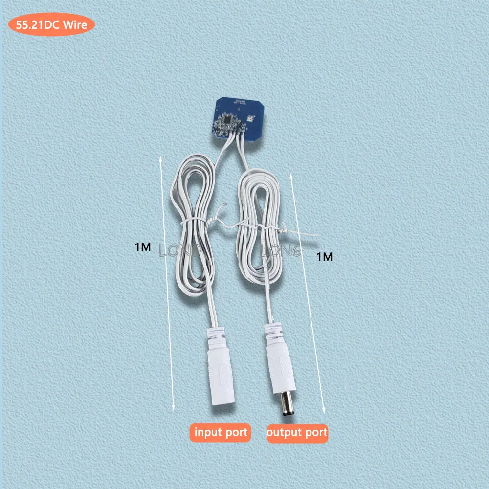 Drill-Free & Partitioned Touch Sensor - Multi-Function Wood Penetration Switch, DC5-24V for Wardrobe Cabinet Wooden Furniture,