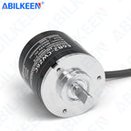 ABILKEEN E6B2 Series 40MM Incremental Rotary Encoder with 6MM Solid Shaft 100~5000 PPR Pluse Magnetoelectric Rotary Encoder