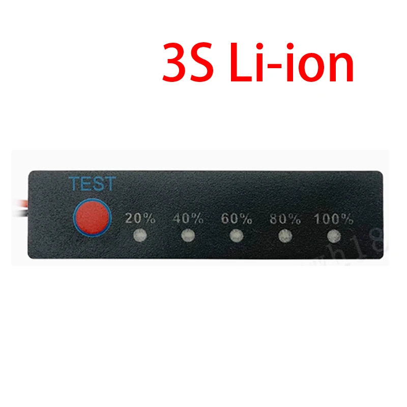 1-24S 7S 8S 10S 13S LifePO4/Li-ion Battery Packs Capacity Indicator Meter Power Level Tester Module Display Board Panel