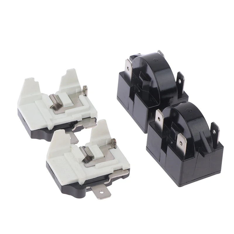PTC Starter Relay Refrigerator Starter Relay Refrigerator Overload Protector Compatible with LG Refrigerator Compressor,Freezers