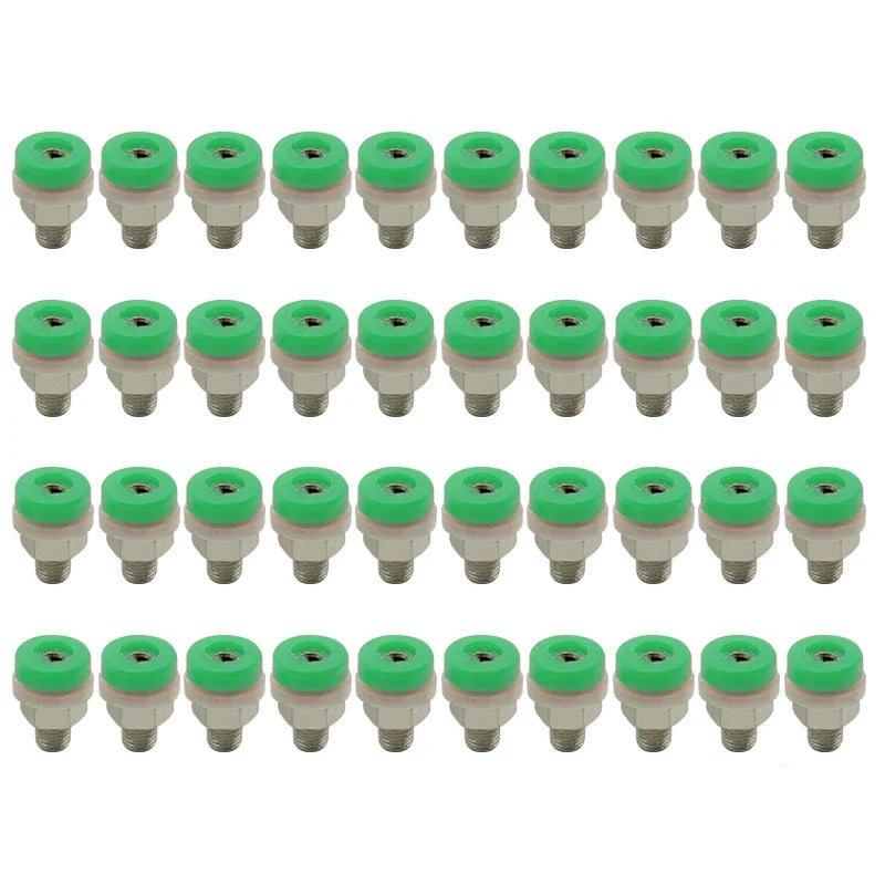 40pcs Brass 2mm Banana Socket Jack for 2mm Banana Plug Test Connector 5 Colors