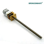 Bringsmart M3 Screw 55mm Threaded Shaft 3V 6V 12V DC Motor 15/30/60/100/150/200/250/300/600rpm Mini Electric Gear Reducer N20