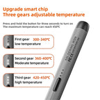 USB Soldering Iron Set Mini Small Soldering Iron Tool With 800mAh Lithium Battery Rechargeable Soldering Iron Set