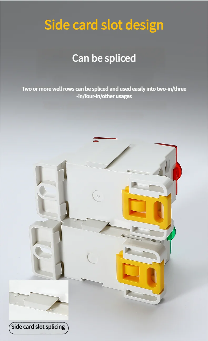 【UKK】Single - Pole Track - Type Junction Box | 80A - 500A Spliceable Multi - Output Terminal Blocks | Universal Power Connector