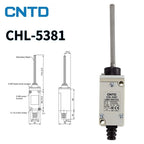 CNTD Vertical Travel Limit Switch 10A 250V CHL‑5000 CHL‑5030 CHL‑5050 CHL‑5200 CHL‑5220 CHL‑5300 Micro Switch IP65 Waterproof