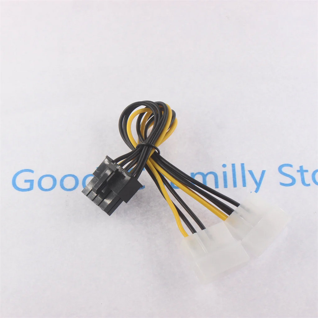 2PCS 15-Pin Sata Male To Molex Ide 4-Pin Female Adapter Extension Power Cord For Computer Optical Drive Connection Power Cord