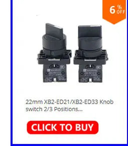 XB2-BS542 Emergency Stop Rotary Push Button Switch 1NC 2NC 1NO/1NC 2 Position Locking 22mm Mushroom Head Button