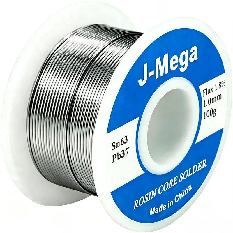 Solder Wire 63/37 Tin No-clean Rosin Core  Welding Soldering Iron Reel Flux 2% Electronic Soldering Wire Roll 20-200g