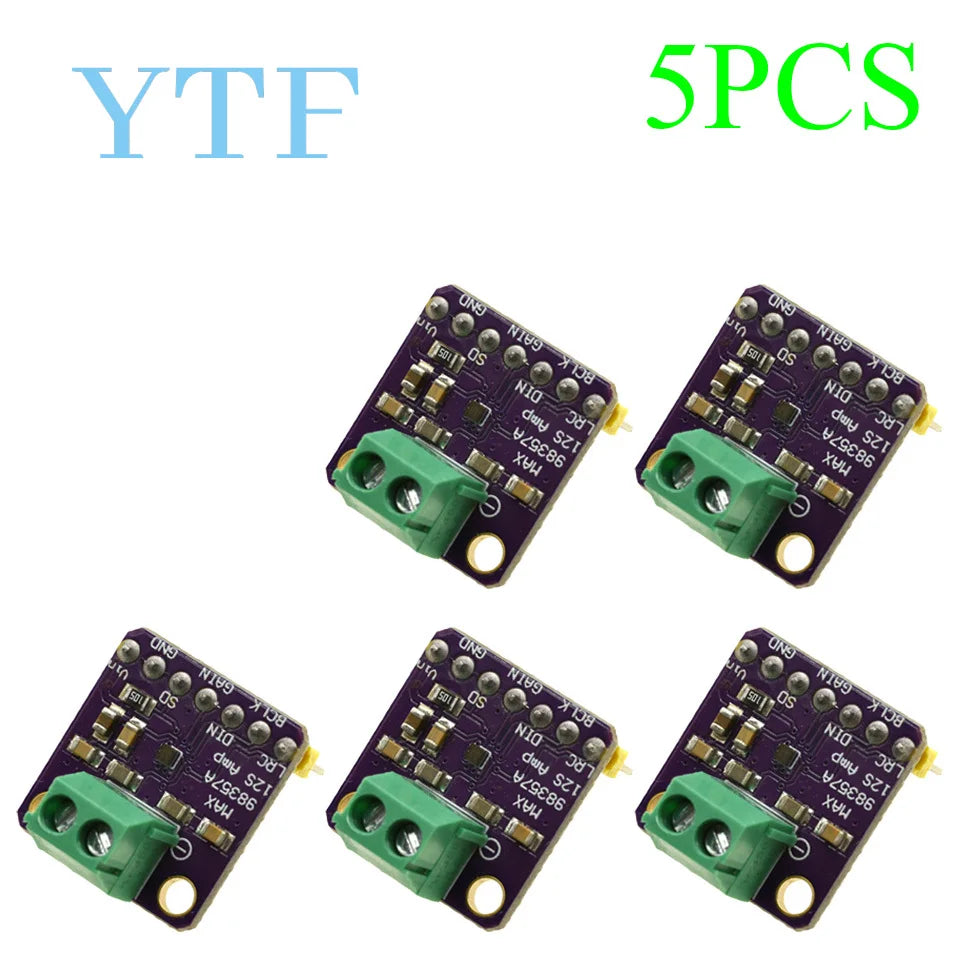 1-50pcs MAX98357A I2S Class D Audio Amplifier – 3W Digital Power Module for DIY Speakers & Smart Voice Systems