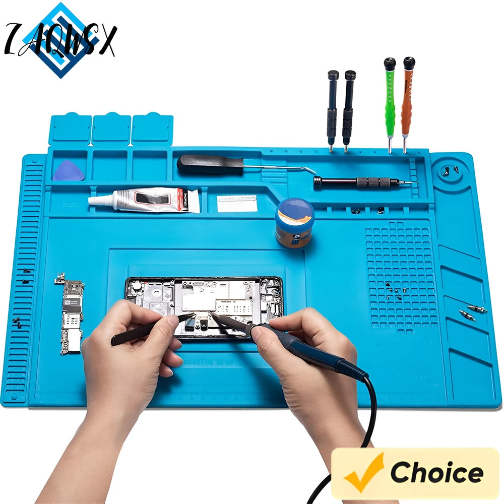 ESD Soldering Mat Heat Resistant 932℉Computer Phone Repair Kit Working Repair Pad Heatresistant Maintenance Platform Tools Kit