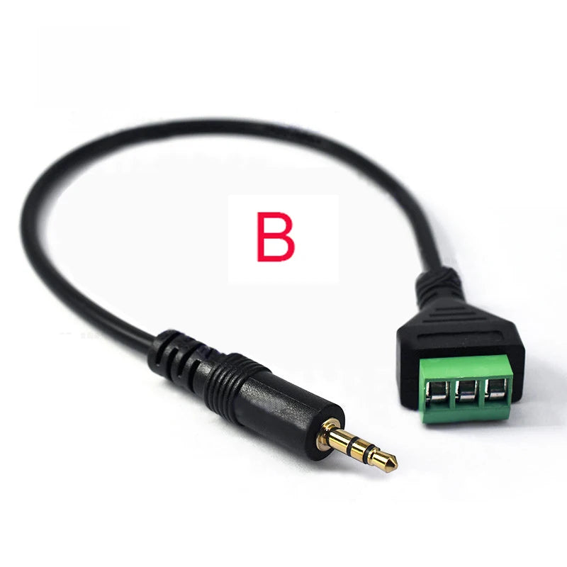 USB 2.0 Female B Micro Usb Mini Usb Type-C Male To 5 Pin Female Bolt Screw Connector With Shield Terminal Plug Adapter Cable
