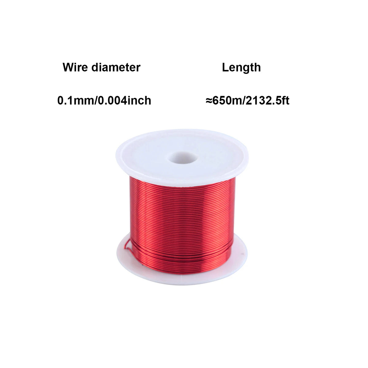 1-3Roll 50g Red Polyurethane Enameled Coppers Wire Varnished Diameter 0.1mm To 1mm For Transformer Wire Jumper 650meters-7meters