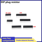 10/20pcs Exclusion Network Resistor Array 4PIN 5PIN 6PIN 7PIN 8PIN 9PIN 10PIN DIP4 DIP5 DIP6 DIP7 1K 4.7K 10K A102J A103J A472J