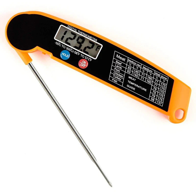Digital Kitchen Meat Thermometer For Food Water Milk Foldable Cooking Food Probe BBQ Thermometer Oven Thermometer Kitchen Tools