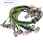 Coaxial BNC To BNC Cable Yellow Green Black 75ohm HD SDI Video Cable Male HD SDI Extension Cable for Monitor Camera SDI