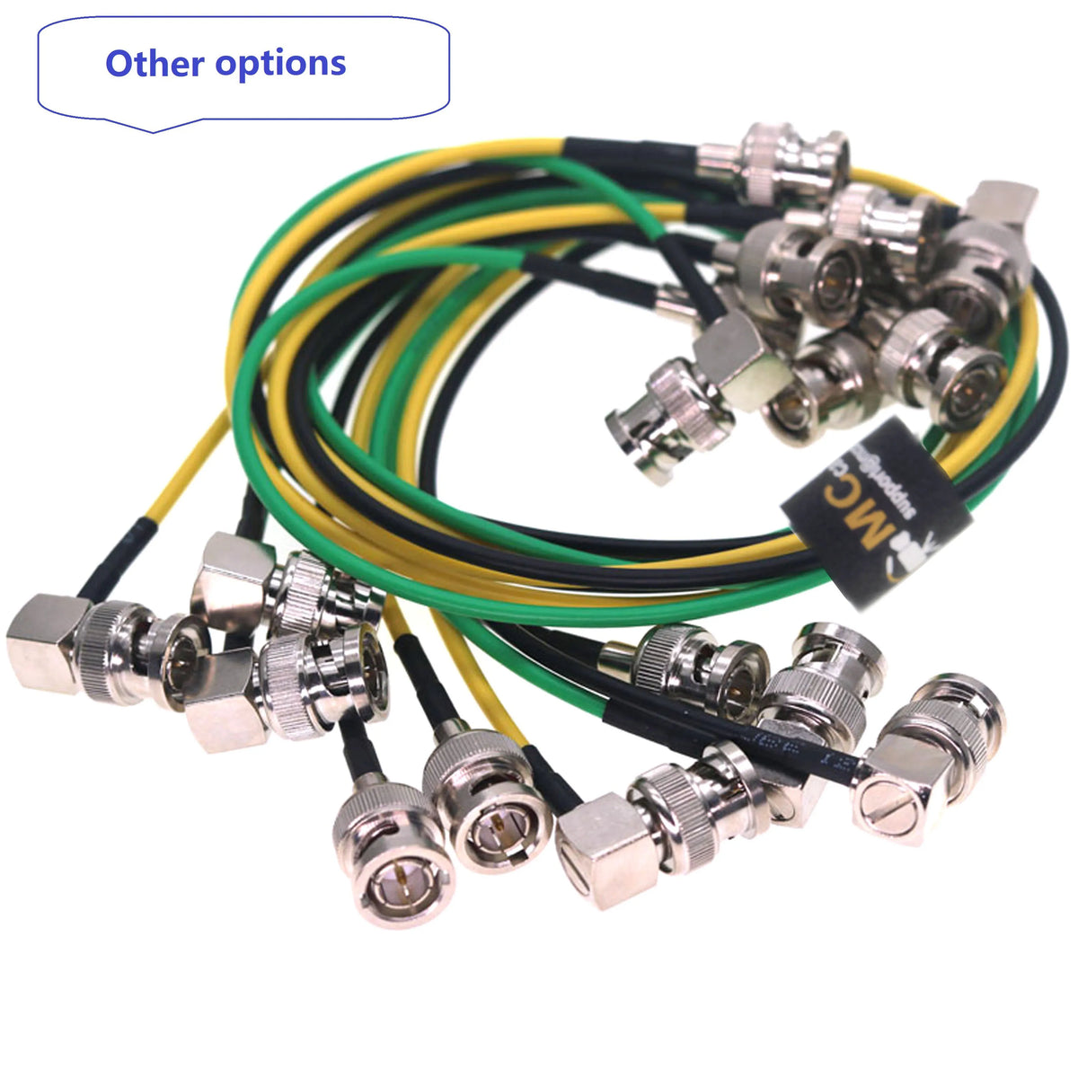 Coaxial BNC To BNC Cable Yellow Green Black 75ohm HD SDI Video Cable Male HD SDI Extension Cable for Monitor Camera SDI