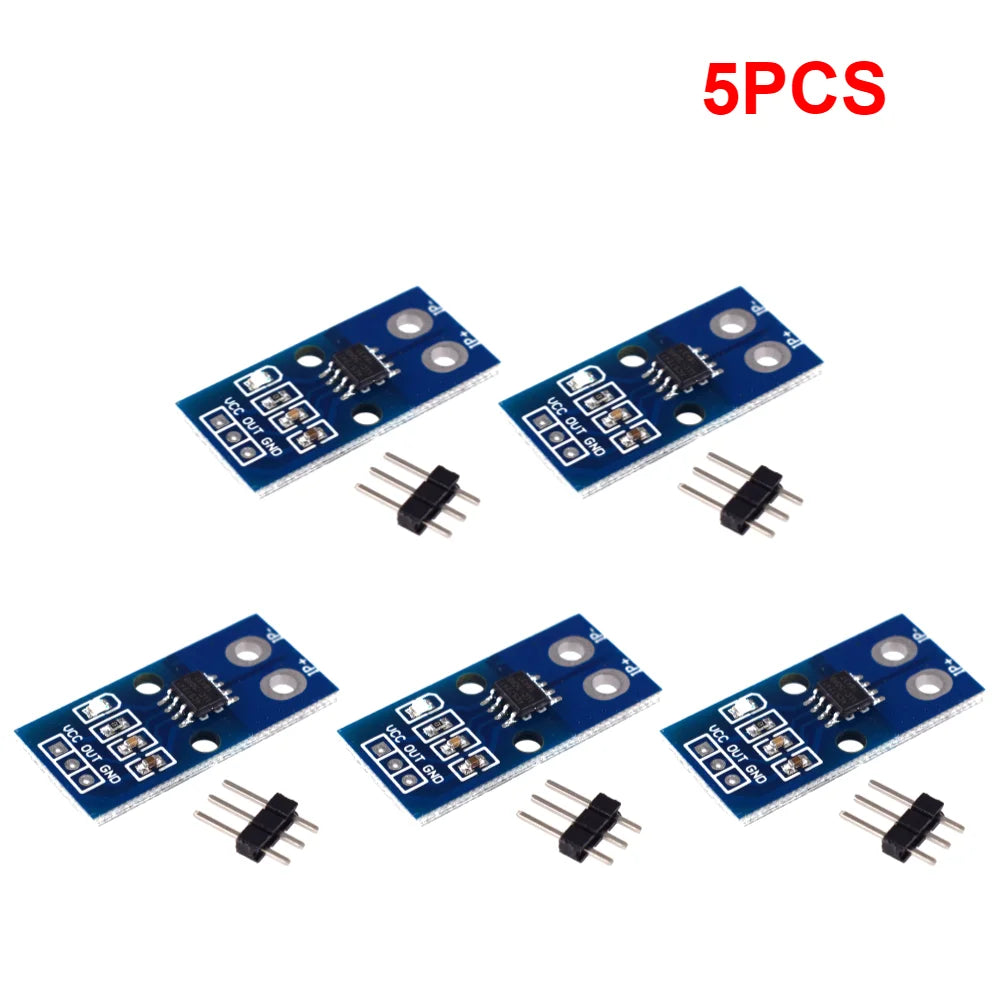 1-10PCS ACS712 High Efficient DC Current Sensor Module Detector High Precision Hall Effect Voltage Sensor Module for Arduino
